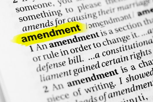 amendment definition