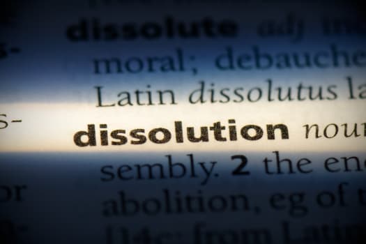 dissolution definition