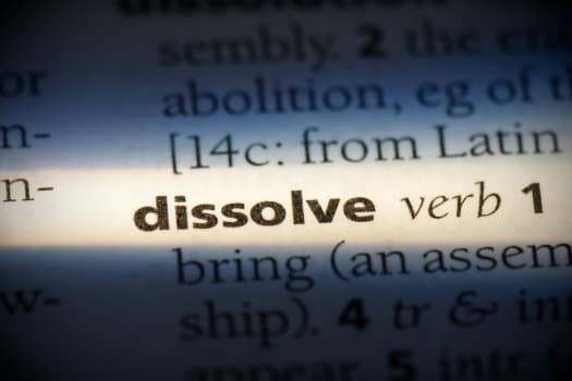 dissolve definition