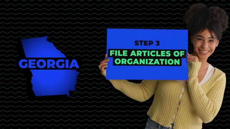 illustration of filing step in forming an llc in Georgia