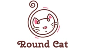 Round Cat Logo