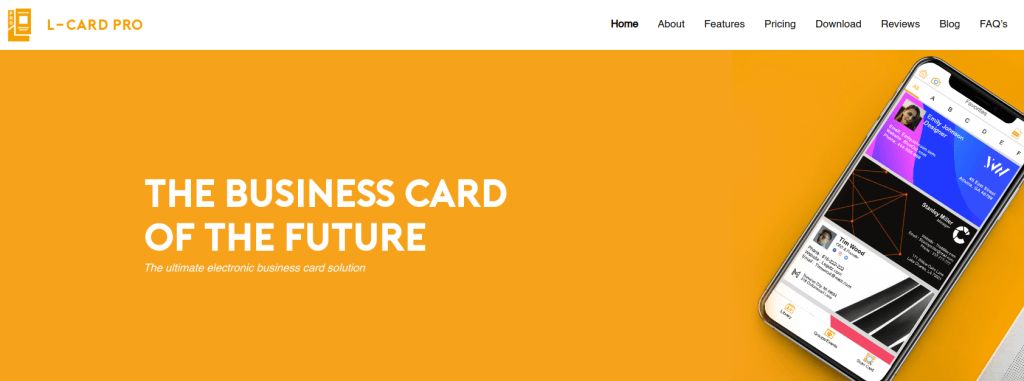 electronic business card