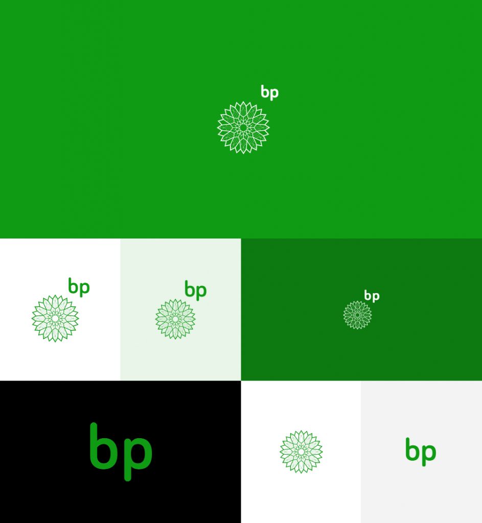 How would BP logo look like if it were made in ZenBusiness?