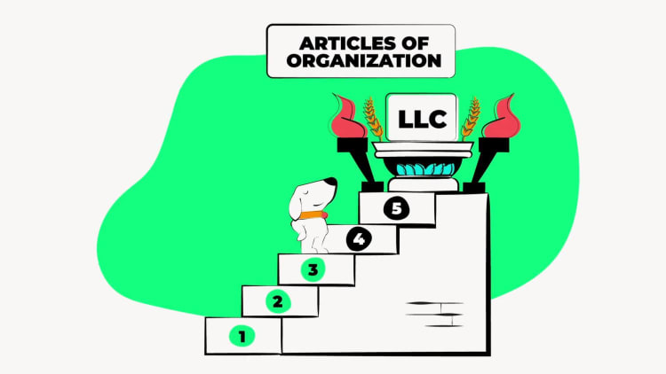 illustration of step 3 in forming an llc in louisiana