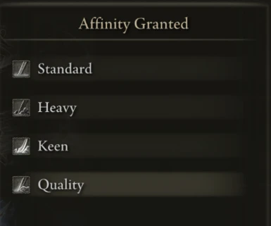 Quality Affinity Balance Changes