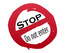 Do Not Enter Stop ZenBusiness Logo