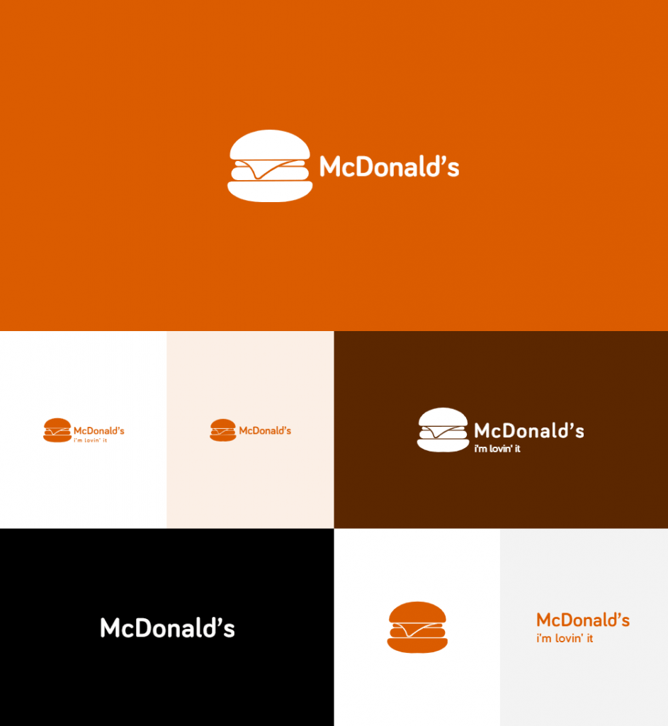 How would McDonald's logo look like if it were made in ZenBusiness?