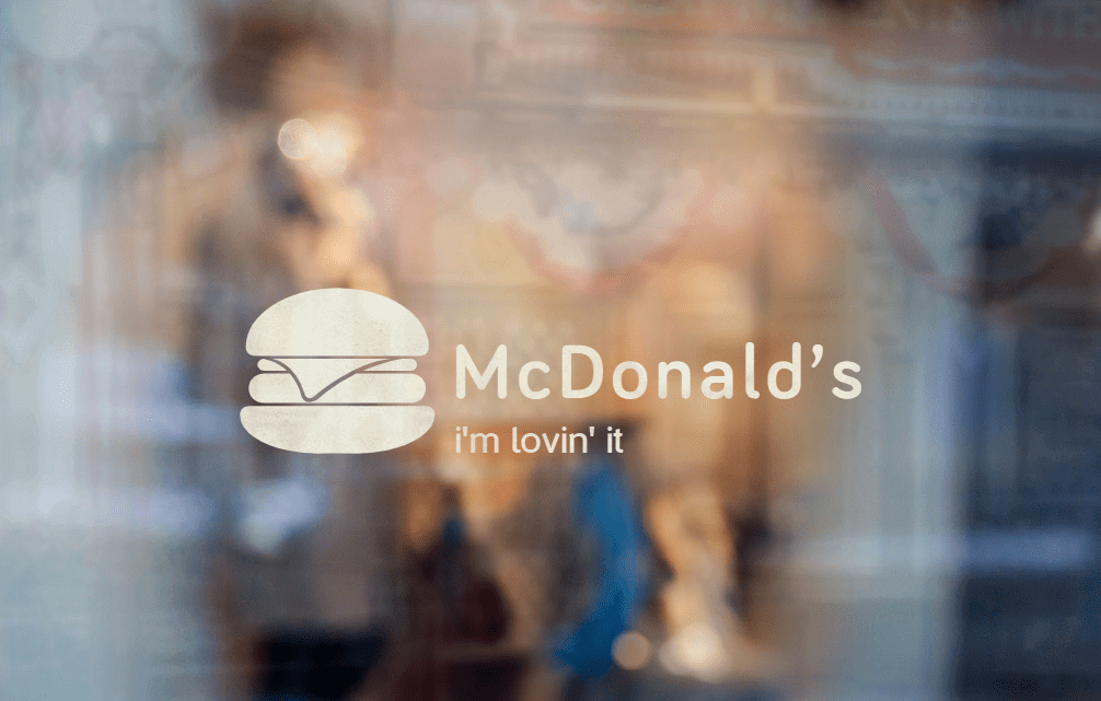 How would McDonald's logo look like if it were made in ZenBusiness?