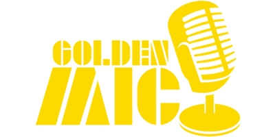 Golden Mic ZenBusiness Logo