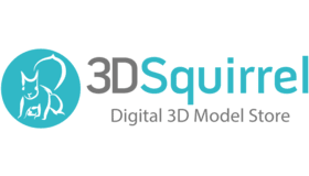 Squirrel 3d Logo